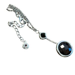 ELLE Sterling Silver & Smokey Quartz Necklace